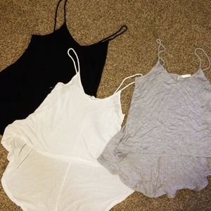 Tank tops black/gray/white